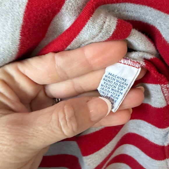 Polo by Ralph Lauren Red and White Striped polo Shirt size large men’s - Picture 5 of 7